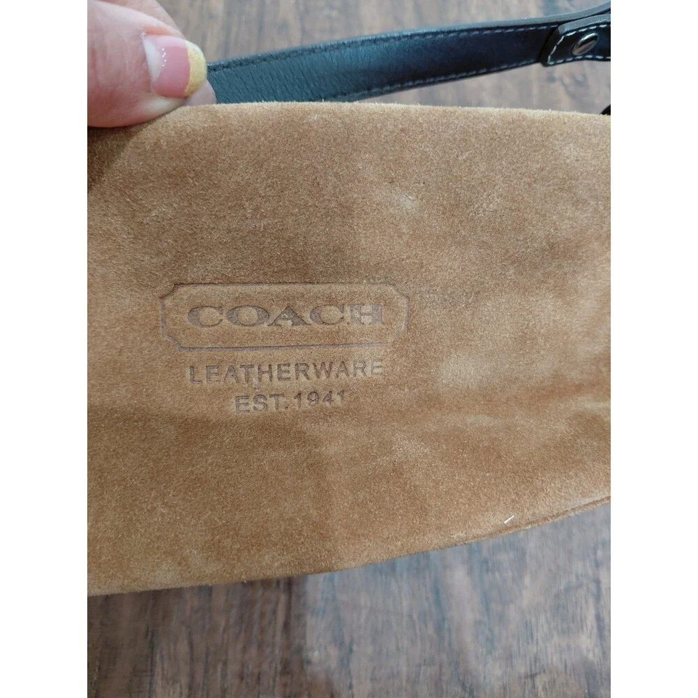 coach Mini handbag brown Suede - Picture 10 of 16
